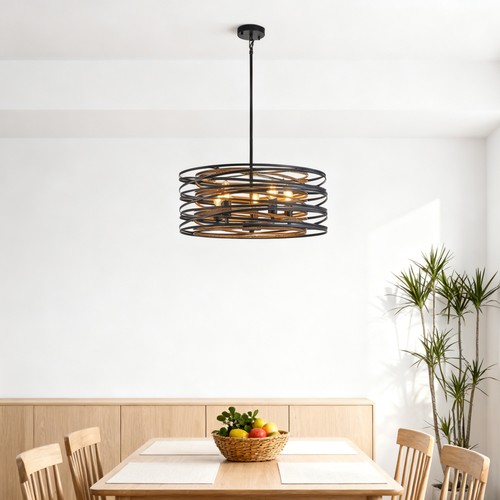 Black pendant 5 - black,